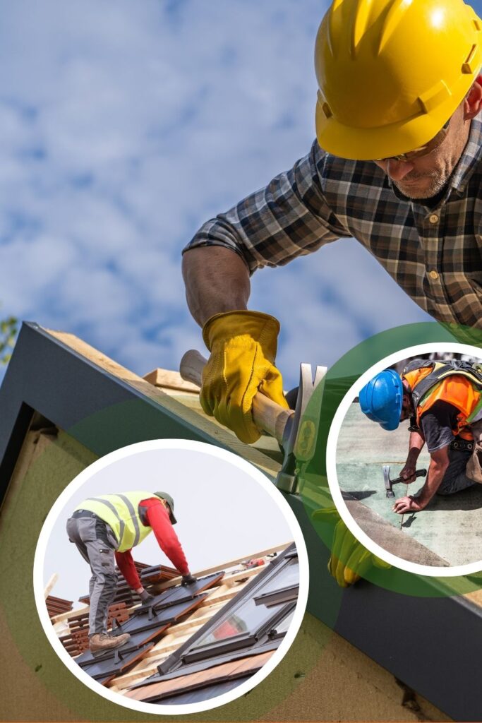 Caucasian Professional Roof Contractor